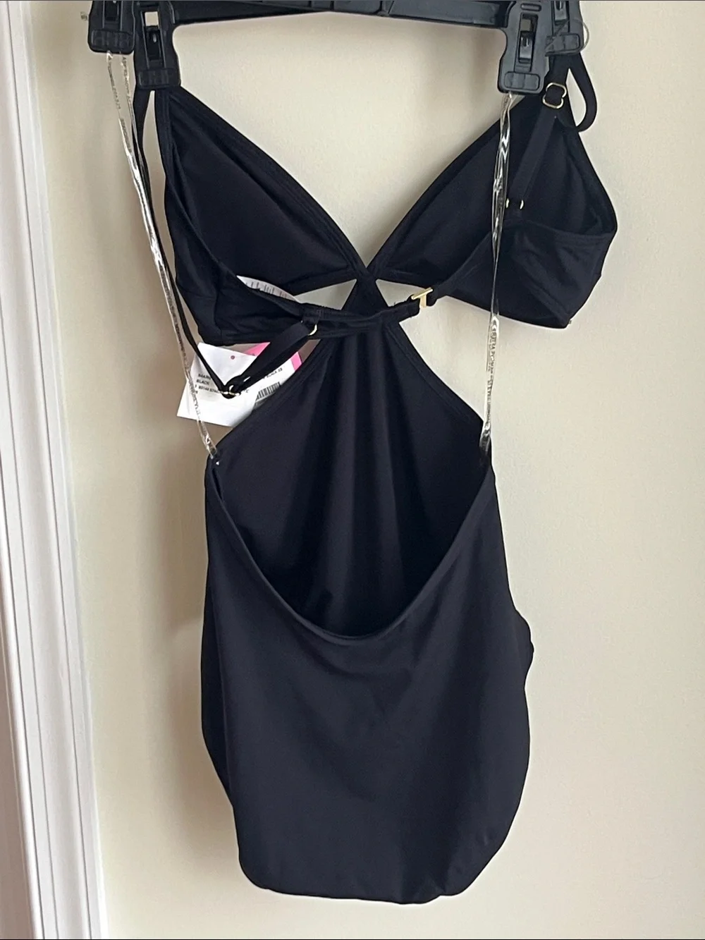 kate spade Black Cutout One-Piece Swimsuit